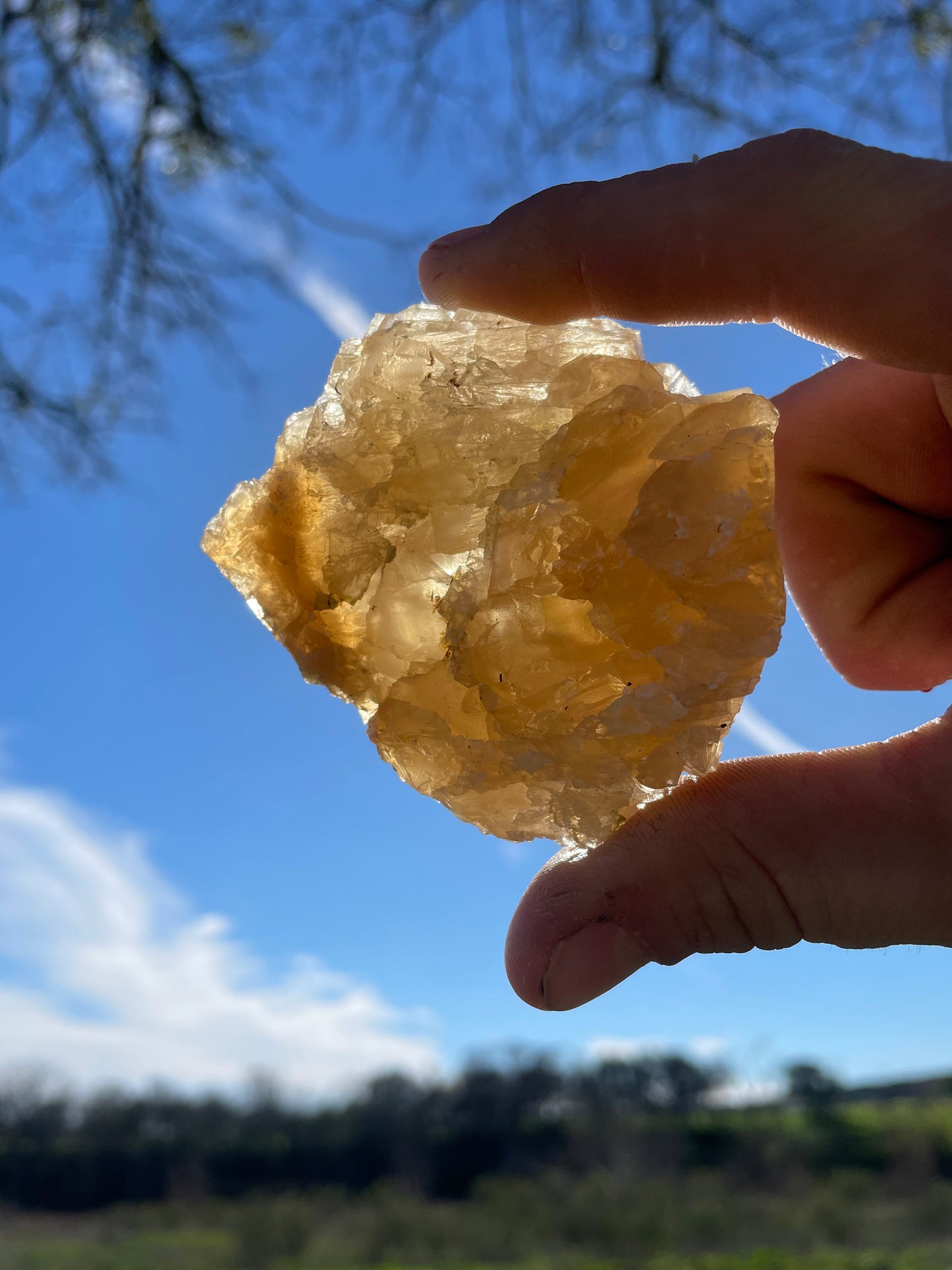 Golden Calcite Specimen No. 14