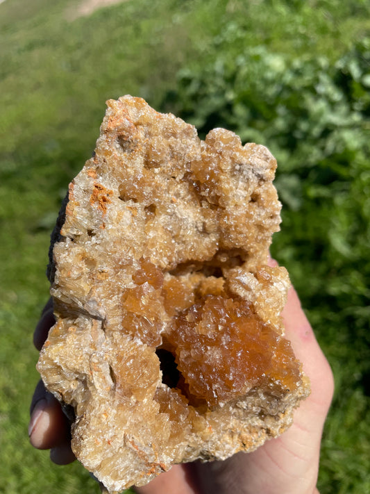 Golden Calcite Specimen No. 16